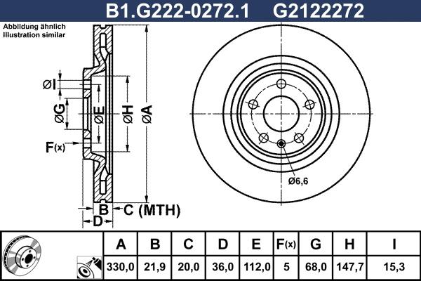 Galfer B1.G222-0272.1 - Discofreno autozon.pro