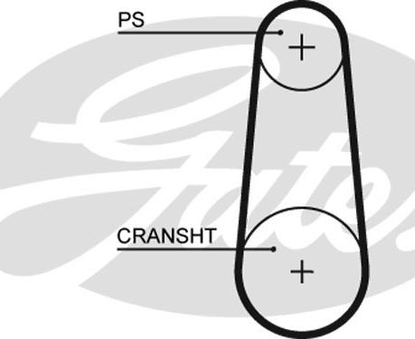 Gates 5383XS - Cinghia dentata autozon.pro