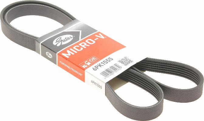 Gates 6PK1555 - Cinghia Poly-V autozon.pro