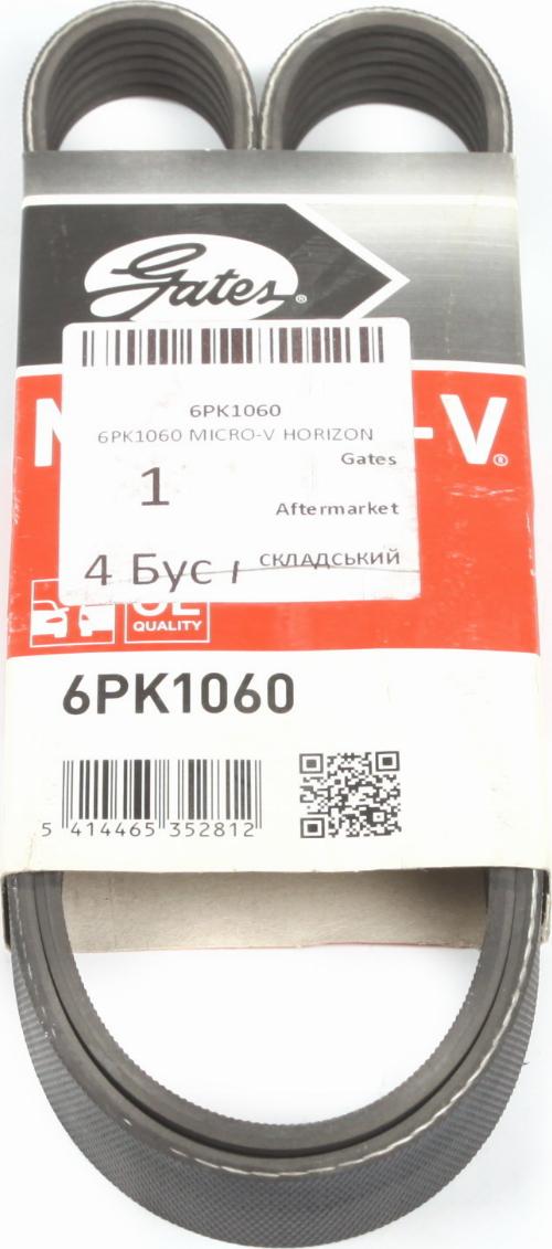 Gates 6PK1060 - Cinghia Poly-V autozon.pro