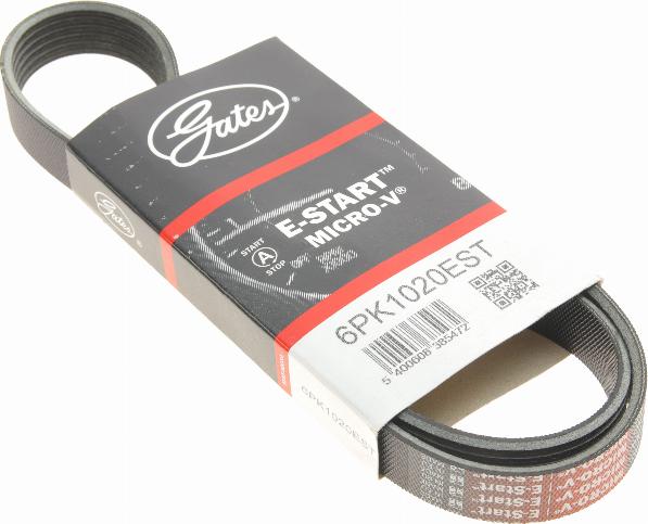 Gates 6PK1020EST - Cinghia Poly-V autozon.pro