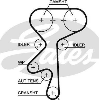Gates 1369RM - Cinghia dentata autozon.pro