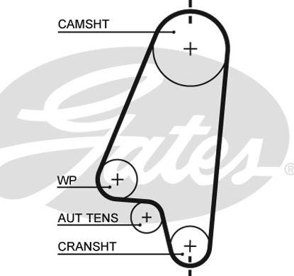 Gates 1310RM - Cinghia dentata autozon.pro