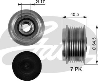 Gates OAP7094 - Puleggia cinghia, Alternatore autozon.pro