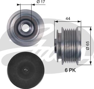 Gates OAP7139 - Puleggia cinghia, Alternatore autozon.pro