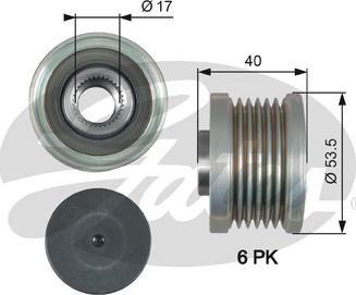 Gates OAP7179 - Puleggia cinghia, Alternatore autozon.pro