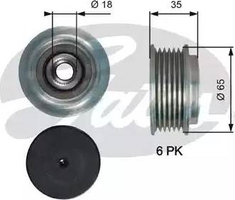 Gates OAP7217 - Puleggia cinghia, Alternatore autozon.pro