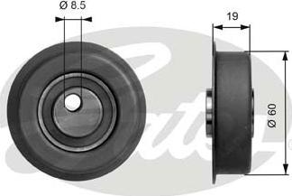 Gates T41045 - Rullo tenditore, Cinghia dentata autozon.pro