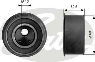 Gates T41046 - Rullo tenditore, Cinghia dentata autozon.pro