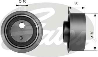 Gates T41041 - Rullo tenditore, Cinghia dentata autozon.pro