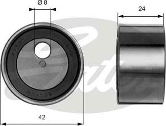 Gates T41009 - Rullo tenditore, Cinghia dentata autozon.pro