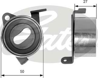 Gates T41004 - Rullo tenditore, Cinghia dentata autozon.pro