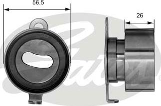 Gates T41011 - Rullo tenditore, Cinghia dentata autozon.pro