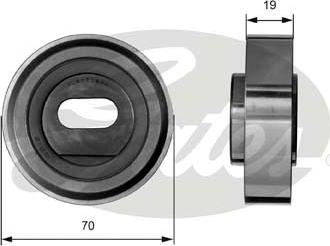 Gates T41013 - Rullo tenditore, Cinghia dentata autozon.pro