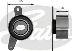 Gates T41012 - Rullo tenditore, Cinghia dentata autozon.pro