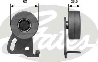 Gates T41088 - Rullo tenditore, Cinghia dentata autozon.pro