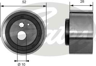 Gates T41032 - Rullo tenditore, Cinghia dentata autozon.pro