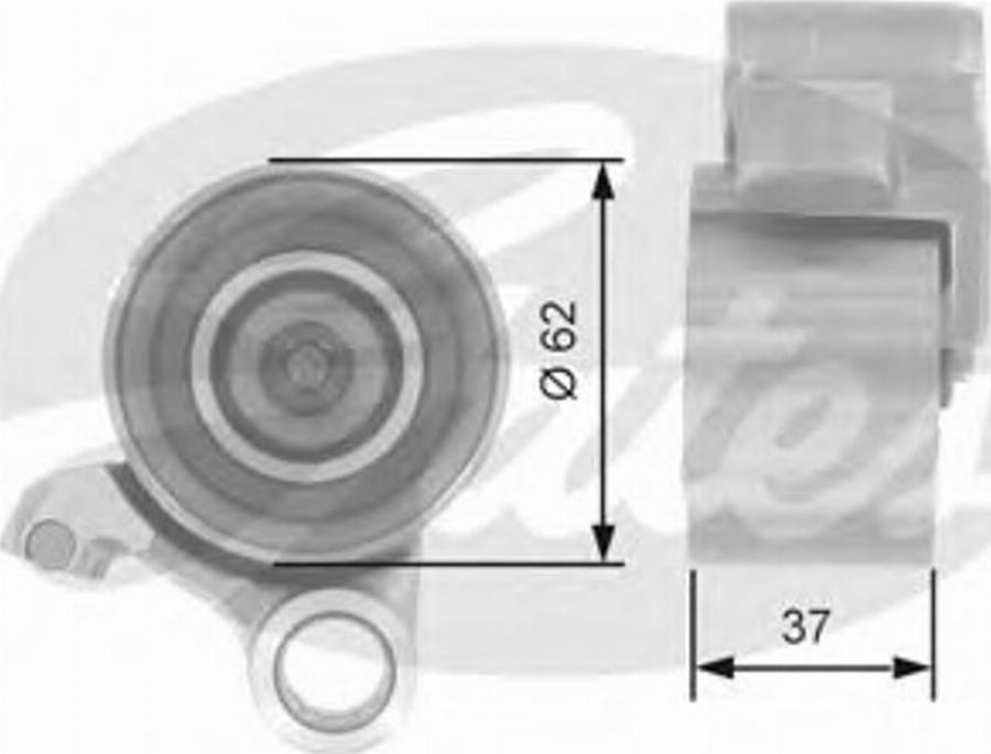 Gates T41075 - Rullo tenditore, Cinghia dentata autozon.pro