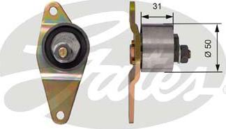 Gates T41156 - Rullo tenditore, Cinghia dentata autozon.pro