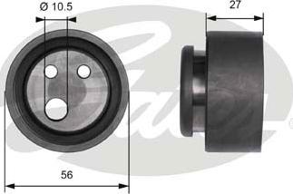 Gates T41116 - Rullo tenditore, Cinghia dentata autozon.pro