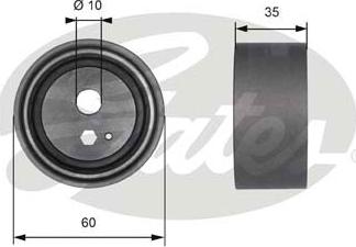 Gates T41189 - Rullo tenditore, Cinghia dentata autozon.pro