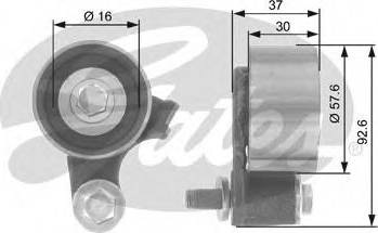 Gates T41182 - Rullo tenditore, Cinghia dentata autozon.pro