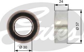 Gates T41121 - Rullo tenditore, Cinghia dentata autozon.pro