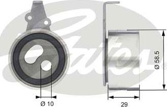 Gates T41303 - Rullo tenditore, Cinghia dentata autozon.pro