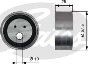 Gates T41321 - Rullo tenditore, Cinghia dentata autozon.pro