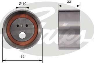 Gates T41248 - Rullo tenditore, Cinghia dentata autozon.pro