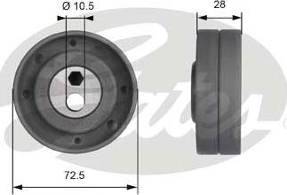 Gates T41259 - Rullo tenditore, Cinghia dentata autozon.pro