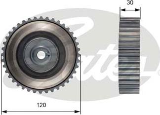 Gates T41255 - Galoppino / Guidacinghia, Cinghia dentata autozon.pro