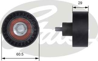 Gates T41233 - Galoppino / Guidacinghia, Cinghia dentata autozon.pro