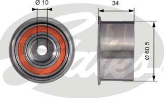 Gates T41226 - Galoppino / Guidacinghia, Cinghia dentata autozon.pro