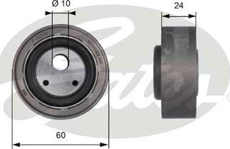 Gates T41277 - Rullo tenditore, Cinghia dentata autozon.pro