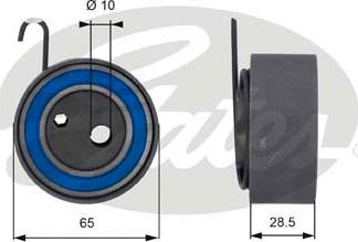 Gates T43144 - Rullo tenditore, Cinghia dentata autozon.pro