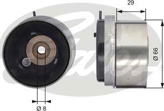 Gates T43143 - Rullo tenditore, Cinghia dentata autozon.pro