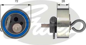 Gates T43162 - Rullo tenditore, Cinghia dentata autozon.pro