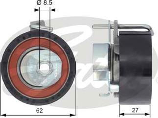 Gates T43171 - Rullo tenditore, Cinghia dentata autozon.pro