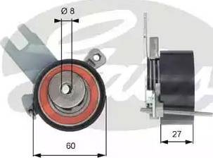 Gates T43172 - Rullo tenditore, Cinghia dentata autozon.pro