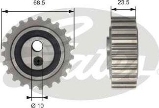 Gates T43201 - Rullo tenditore, Cinghia dentata autozon.pro