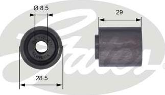 Gates T42045 - Galoppino / Guidacinghia, Cinghia dentata autozon.pro