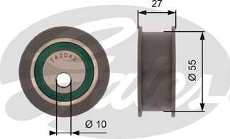 Gates T42042A - Rullo tenditore, Cinghia dentata autozon.pro