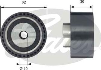 Gates T42198 - Galoppino / Guidacinghia, Cinghia dentata autozon.pro