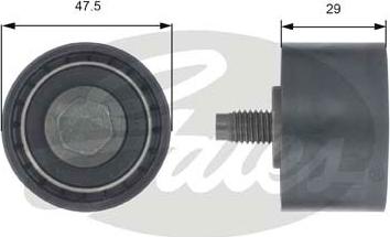 Gates T42197 - Galoppino / Guidacinghia, Cinghia dentata autozon.pro