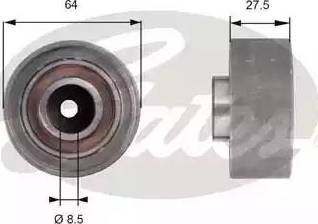 Gates T42157 - Galoppino / Guidacinghia, Cinghia dentata autozon.pro