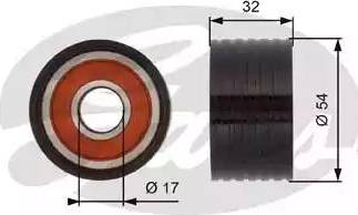 Gates T42166 - Galoppino / Guidacinghia, Cinghia dentata autozon.pro