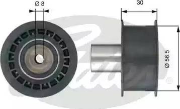 Gates T42189 - Galoppino / Guidacinghia, Cinghia dentata autozon.pro