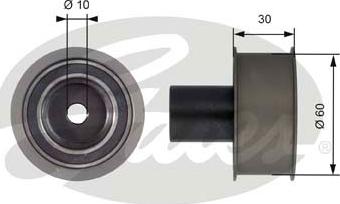 Gates T42136 - Galoppino / Guidacinghia, Cinghia dentata autozon.pro