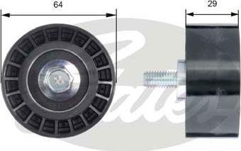 Gates T42170 - Galoppino / Guidacinghia, Cinghia dentata autozon.pro